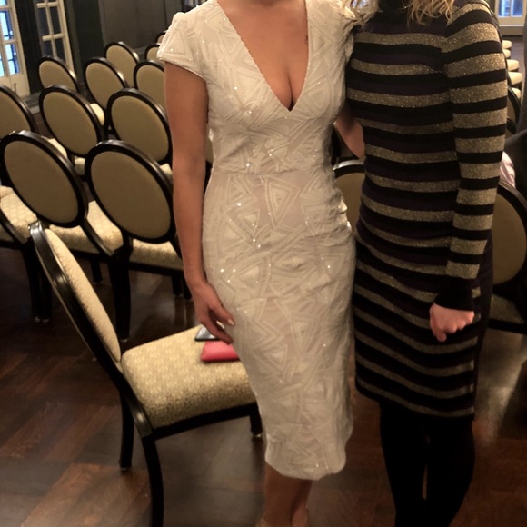 Dress the Population Allison Midi Dress - Picture 3 of 4